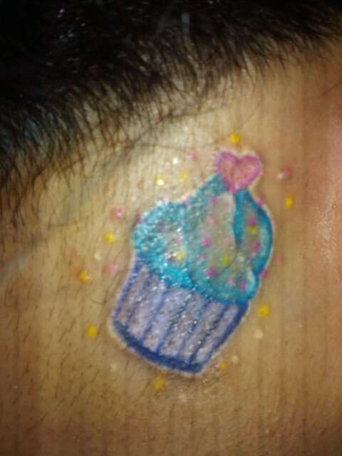 Cupcake tattoo