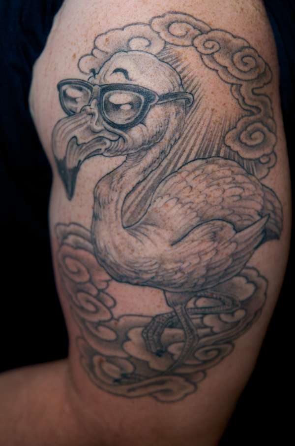 Flamingo tattoo