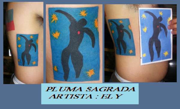 IN HONOR OF PAINT tattoo