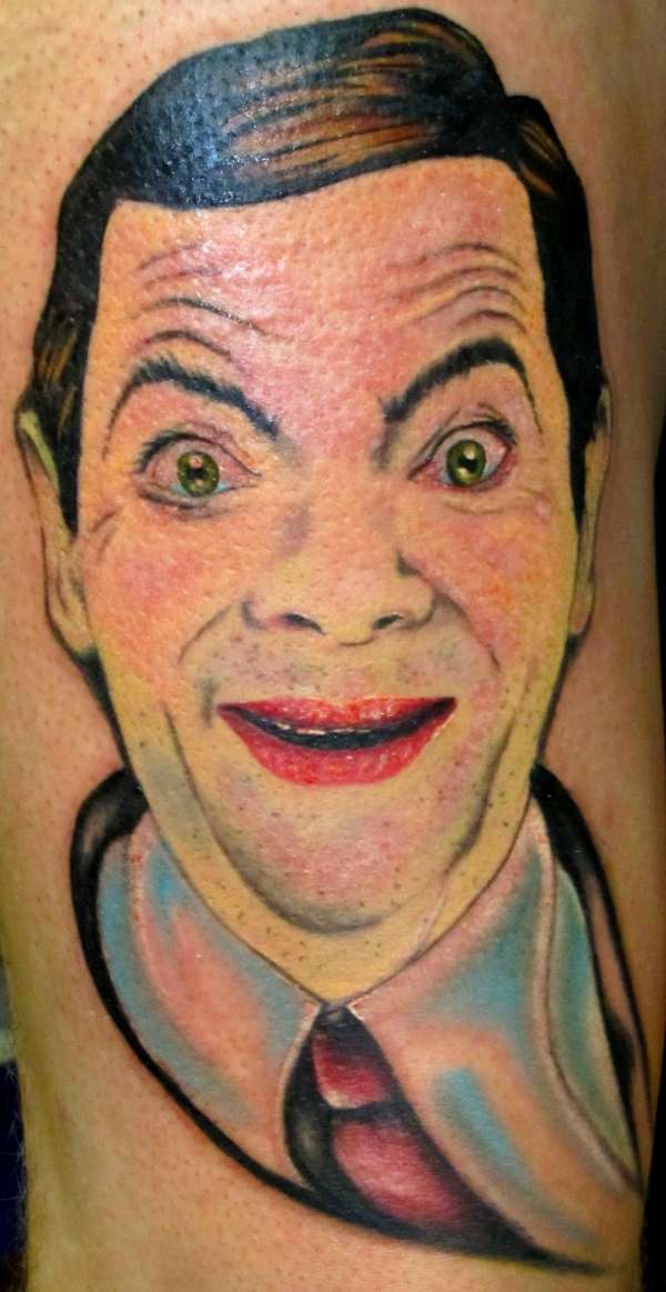 Mr. Bean tattoo