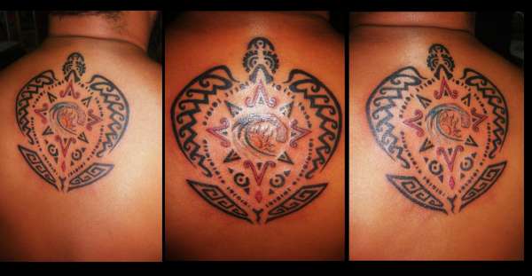 POLYNESIAN TURTLE tattoo