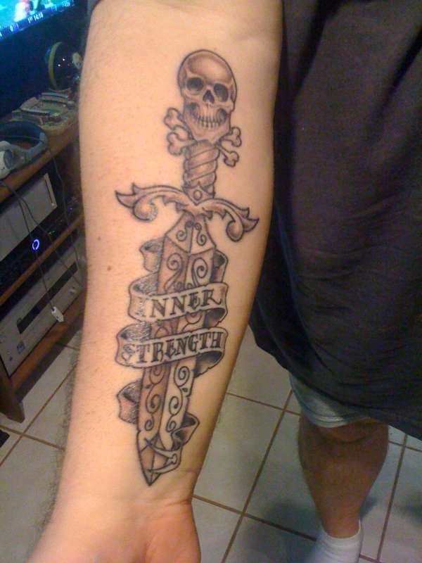 Skull Dager tattoo