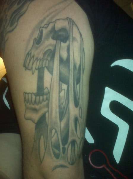 Skull tattoo