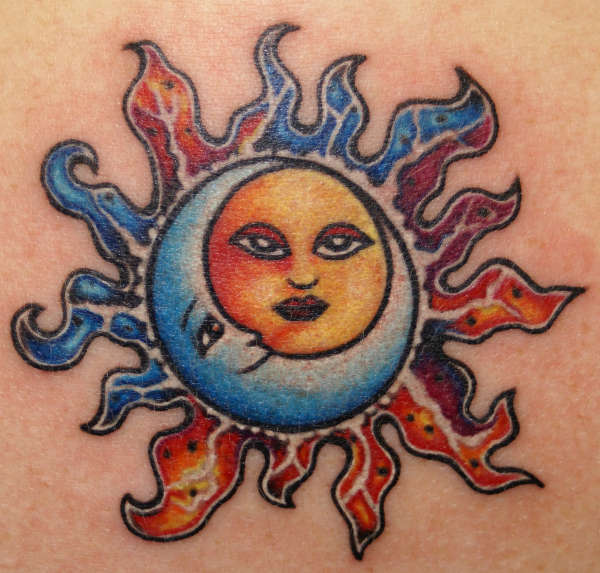 Sun Moon Tattoo tattoo