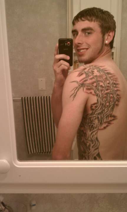 Tree and Skull tattoo