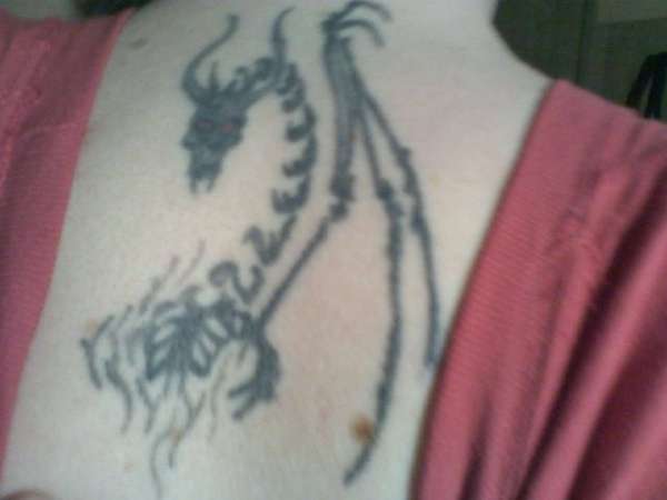 Tribal Dragon tattoo
