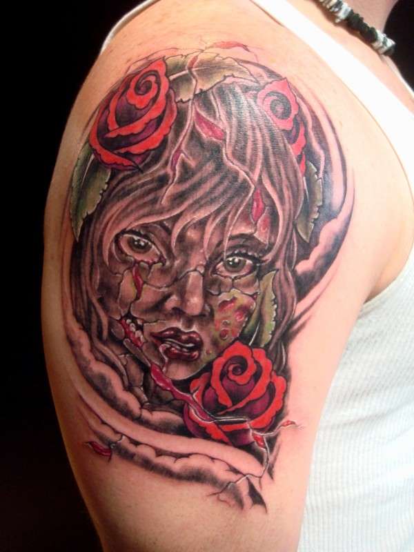 Zombie Chick tattoo