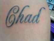 chads name tattoo