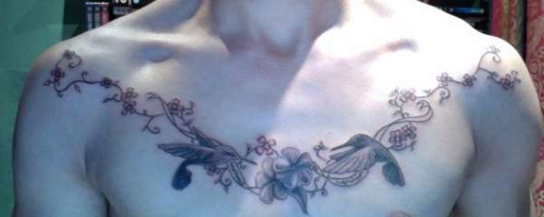 chest piece tattoo
