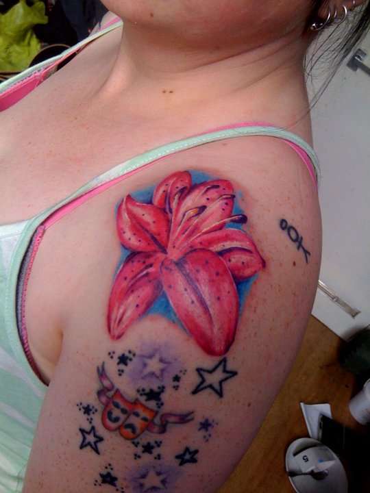 flower tat tattoo
