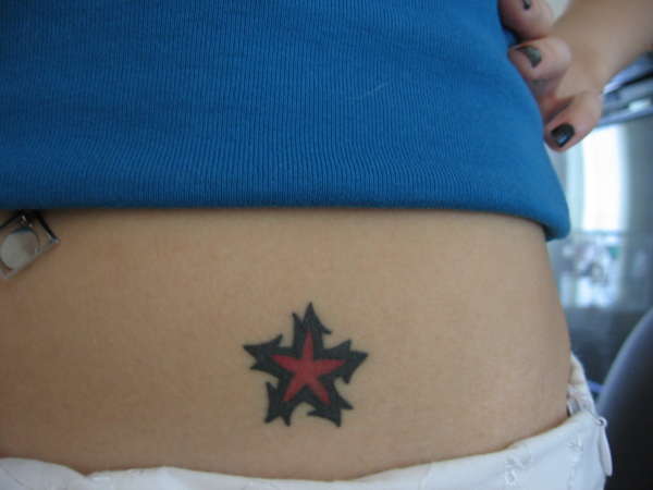 Spiky Star tattoo