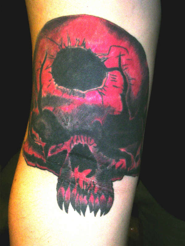 Red Skull tattoo