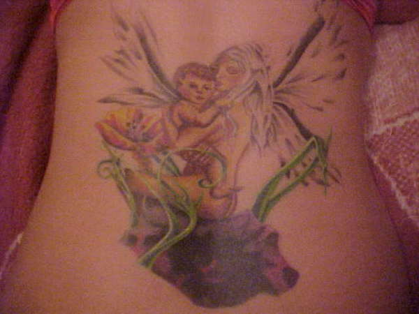 Fairy unfinished tattoo
