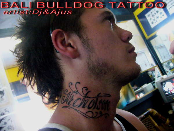 lettering tattoo