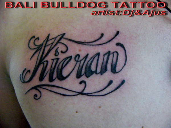 lettering tattoo