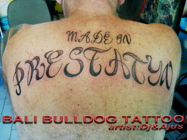 lettering tattoo