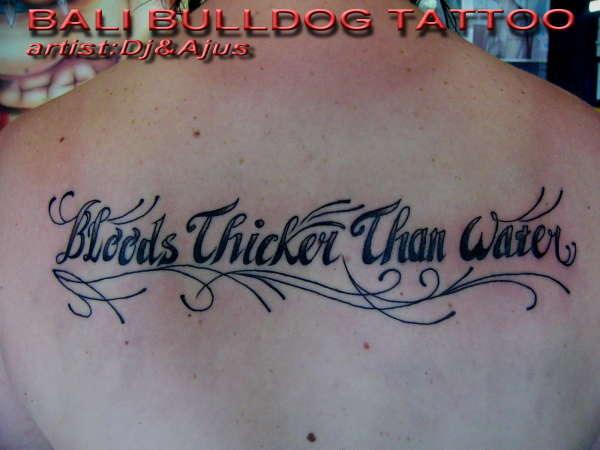 lettering tattoo