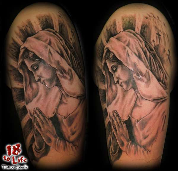 mother mary tattoo