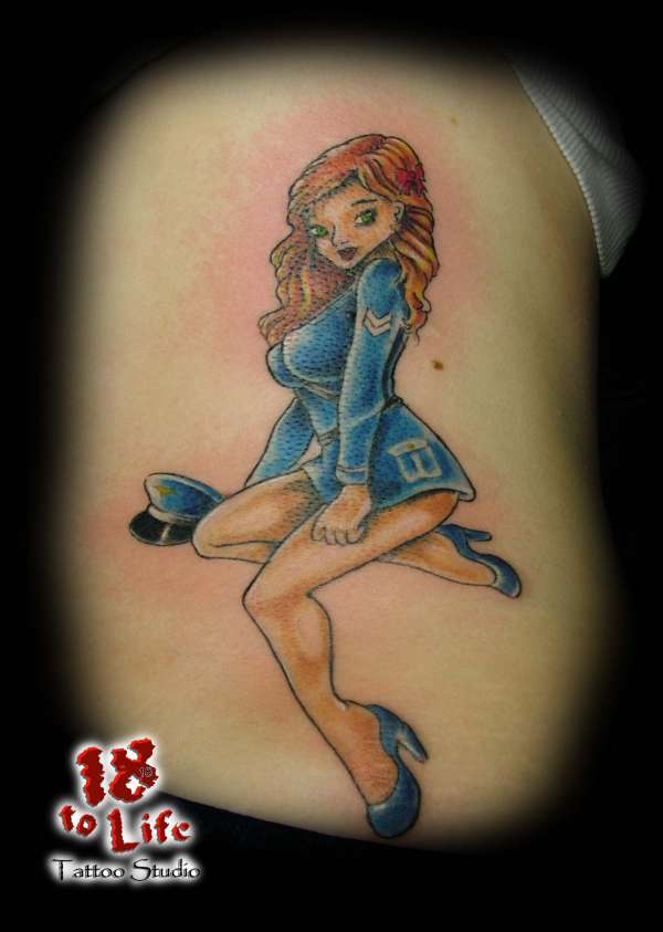 pin up tattoo