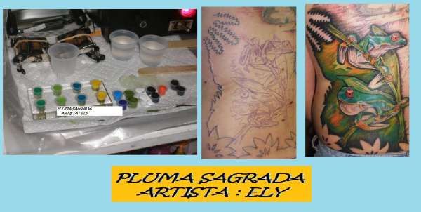 piquito s journey in his back tattoo