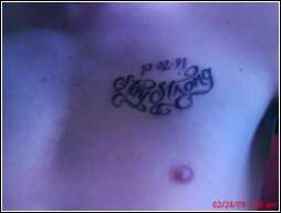 Chest tattoo