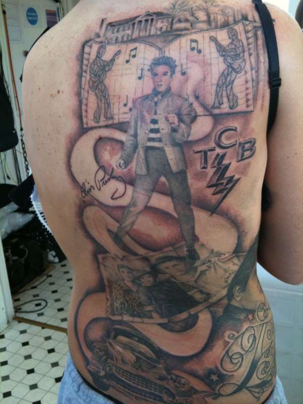 Elvis design tattoo