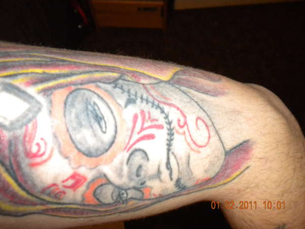 Face tattoo