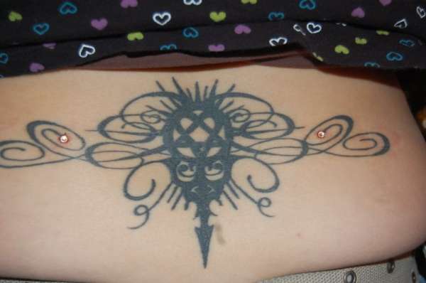 Heartagram tattoo