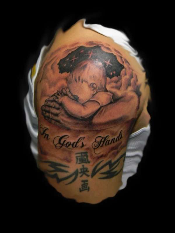 In Gods Hands tattoo