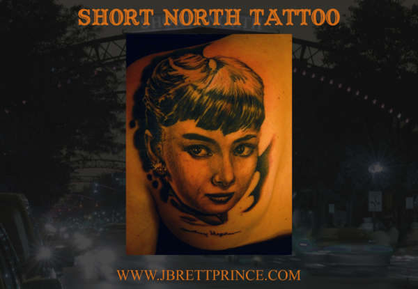 J.Brett Prince Audrey Hepburn Tattoo tattoo