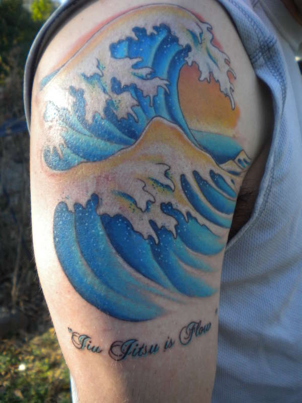 Hokusai Great Wave Please Rate tattoo