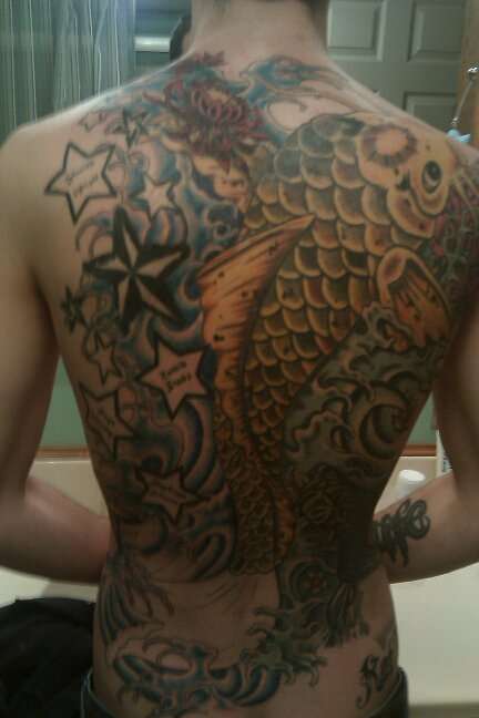 Koi fish tattoo