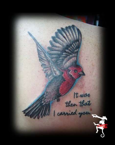 My new tattoo on my back tattoo