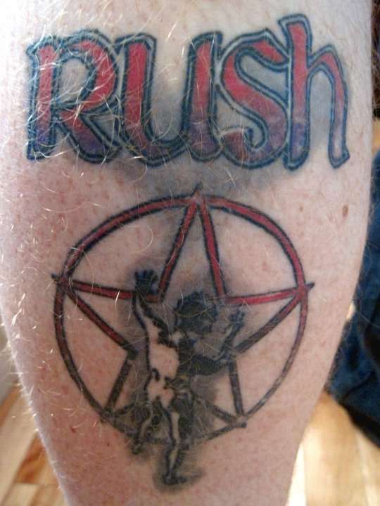 RUSH tattoo