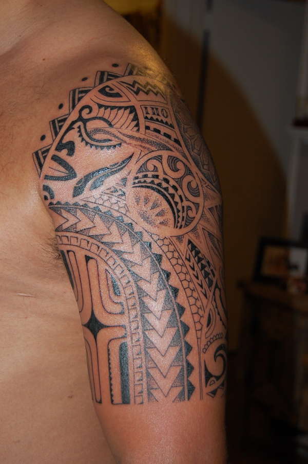 Tribal Custom by Paolino at Rising Dragon NYC tattoo