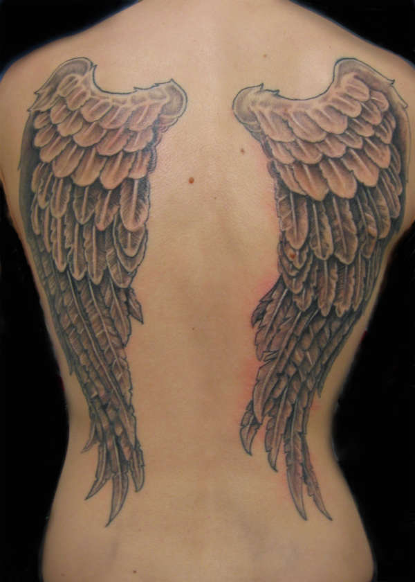 Wings tattoo