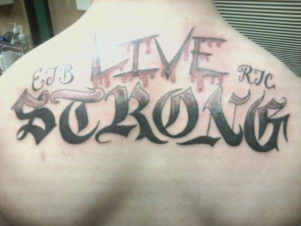 Livestrong tattoo