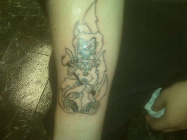 clown tattoo