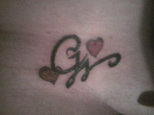 cw initals garageink tattoo