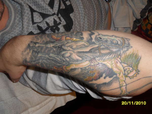 horseman sleeve conquest tattoo