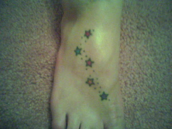 Stars Foot Tattoo tattoo