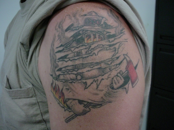 Firefighter tattoo