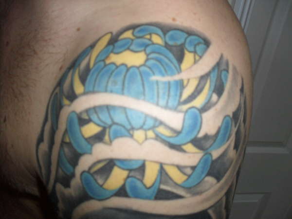 jap flower tattoo