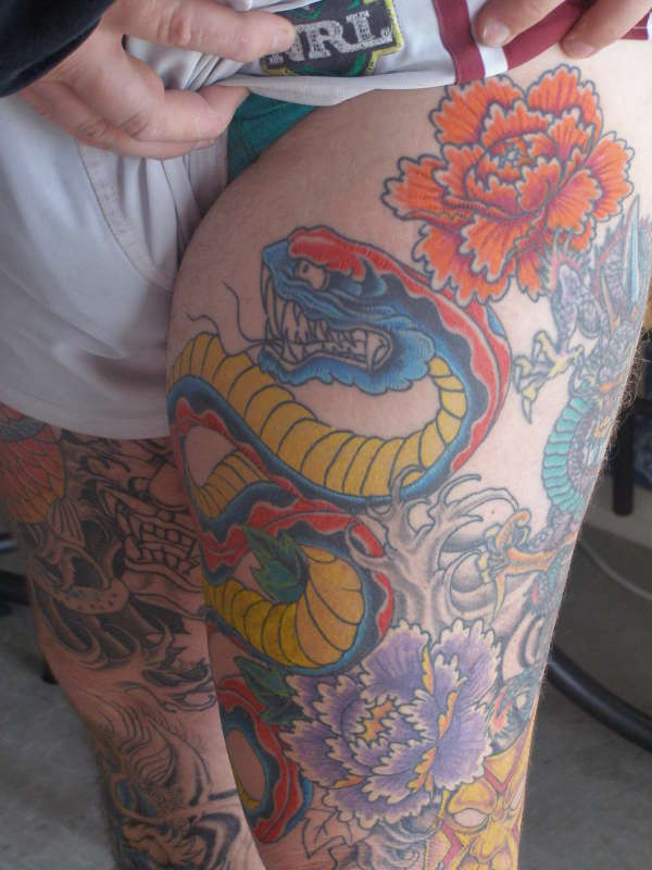 jap snake tattoo