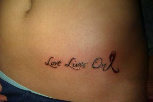 love lives on tattoo