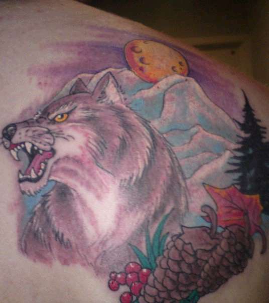 my wolf tattoo