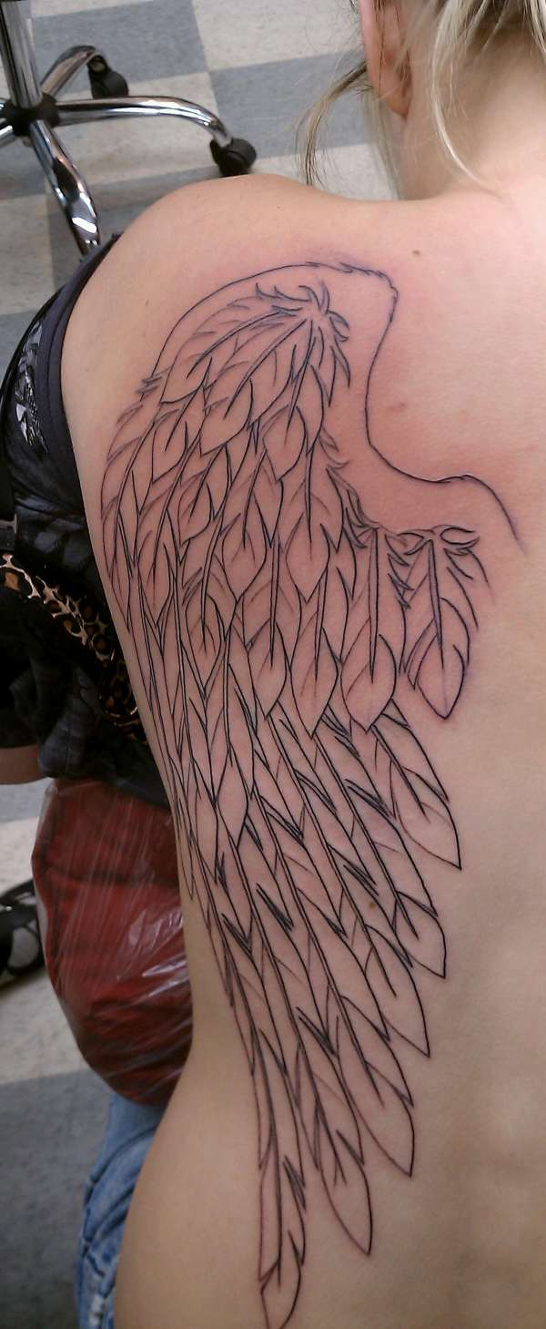 wings tattoo