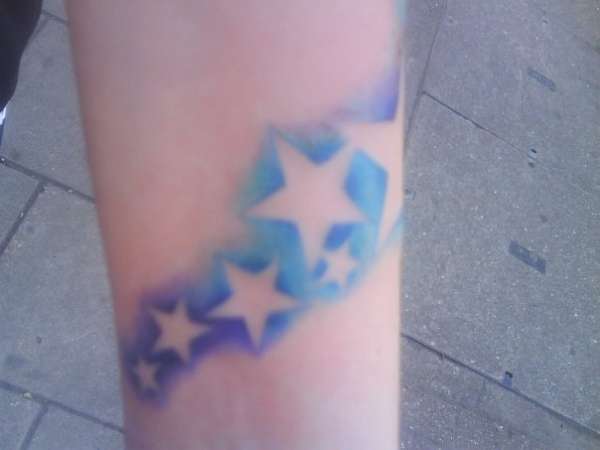 wrist back part tattoo