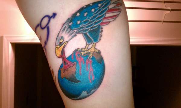 Anti-Imperialism tattoo