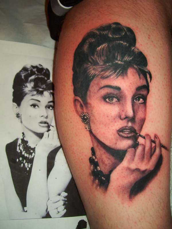 Audrey Hepburn 2 tattoo